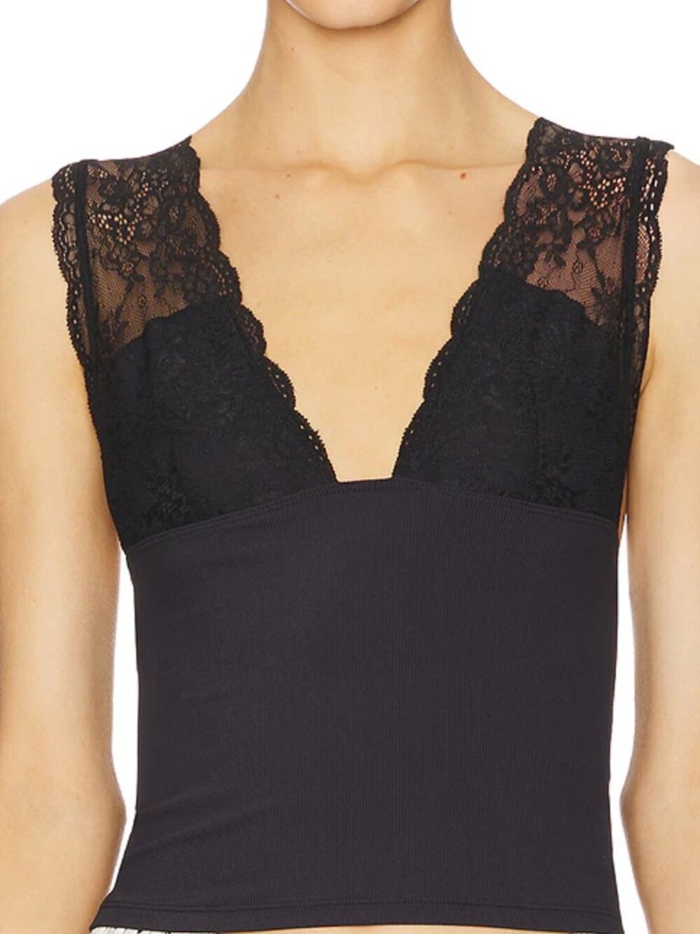 Free People Black Power Play Cami Size Small NWT